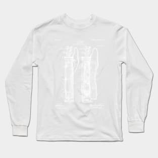 Golf Bag Patent - Caddy Art - Antique Long Sleeve T-Shirt